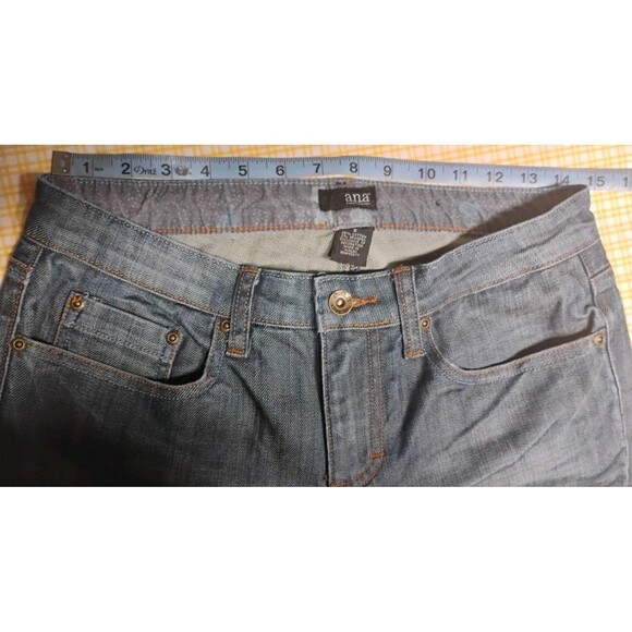 a.n.a Women's Blue Size 8 Boot Flare 5-Pocket Denim Classic Jean - Picture 5 of 8